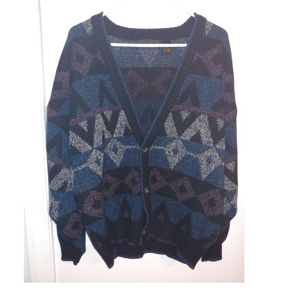 Michael Gerald Vintage 80's 90's Cardigan Medium